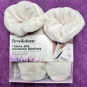**New** Brookstone thera-spa warming  booties